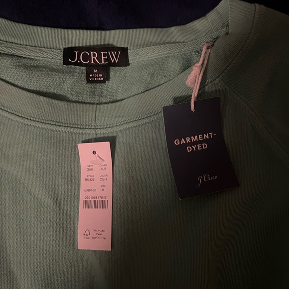 J.Crew Crewneck Sweatshirt in Mint Color size M NWT - Picture 7 of 7